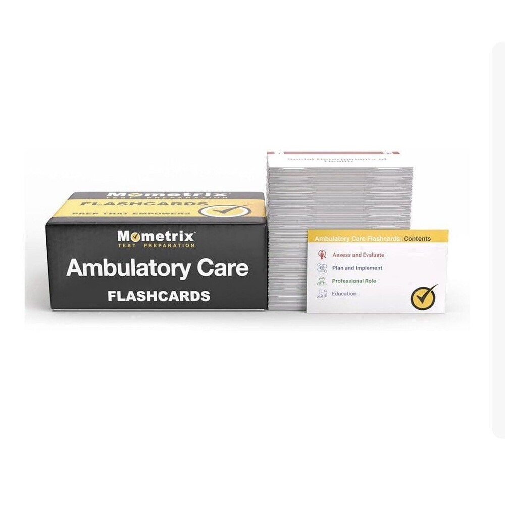 Ambulatory Care Nursing Study Flash Cards Mometrix Review Exam Prep New Sealed